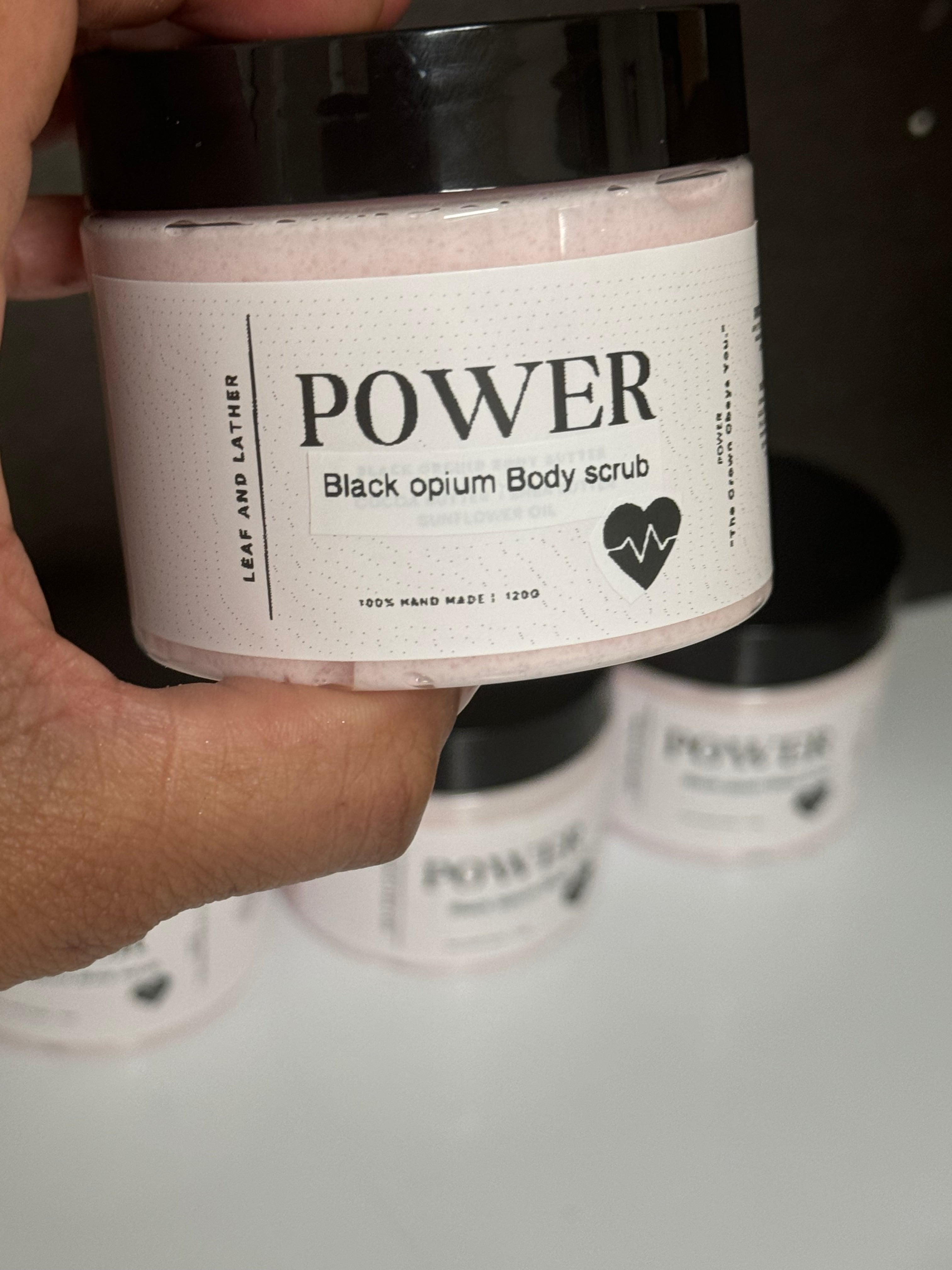 POWER — Black Opium inspired Body Scrub