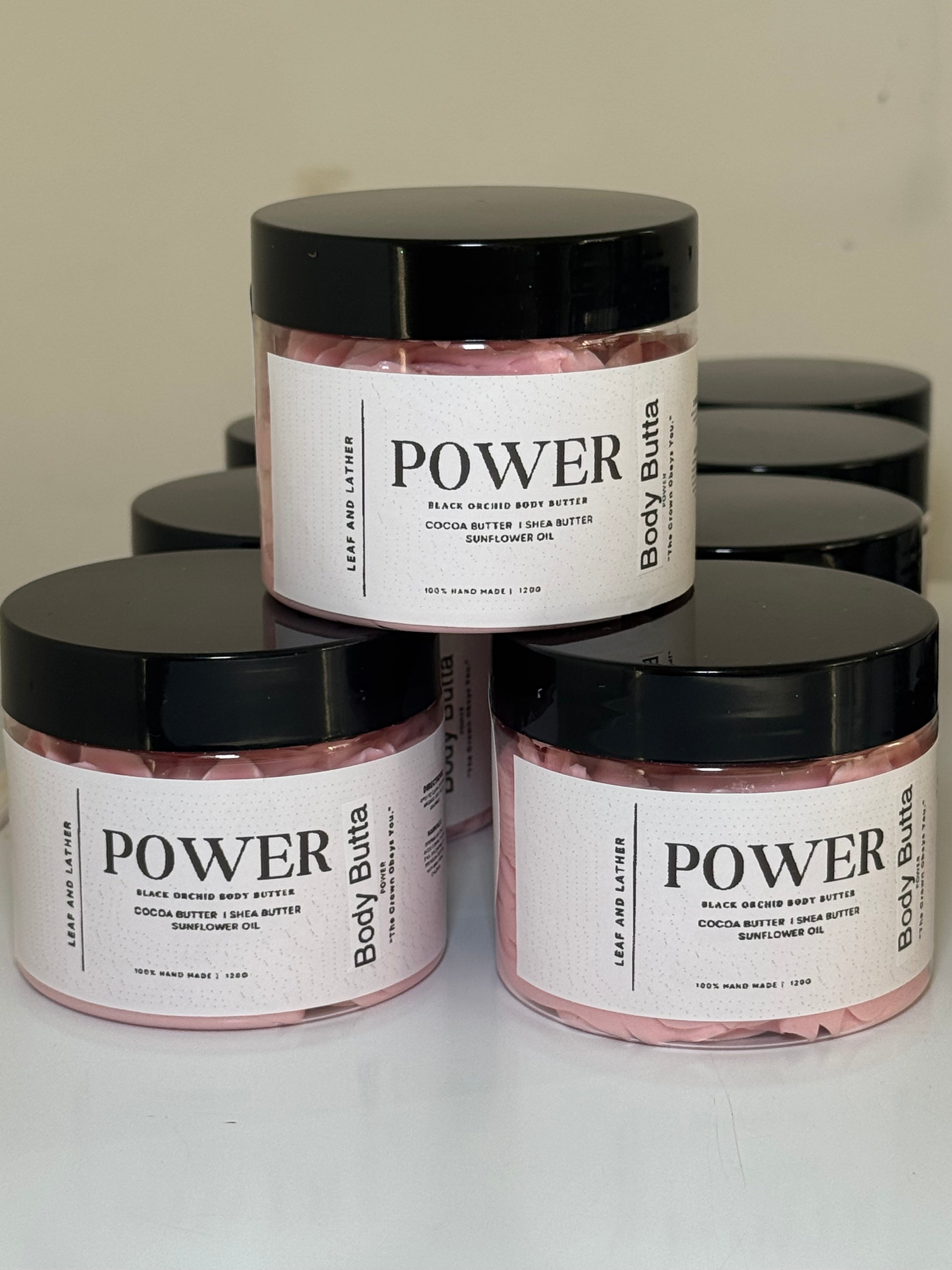 POWER — Obsidian Noir inspired Body Butter