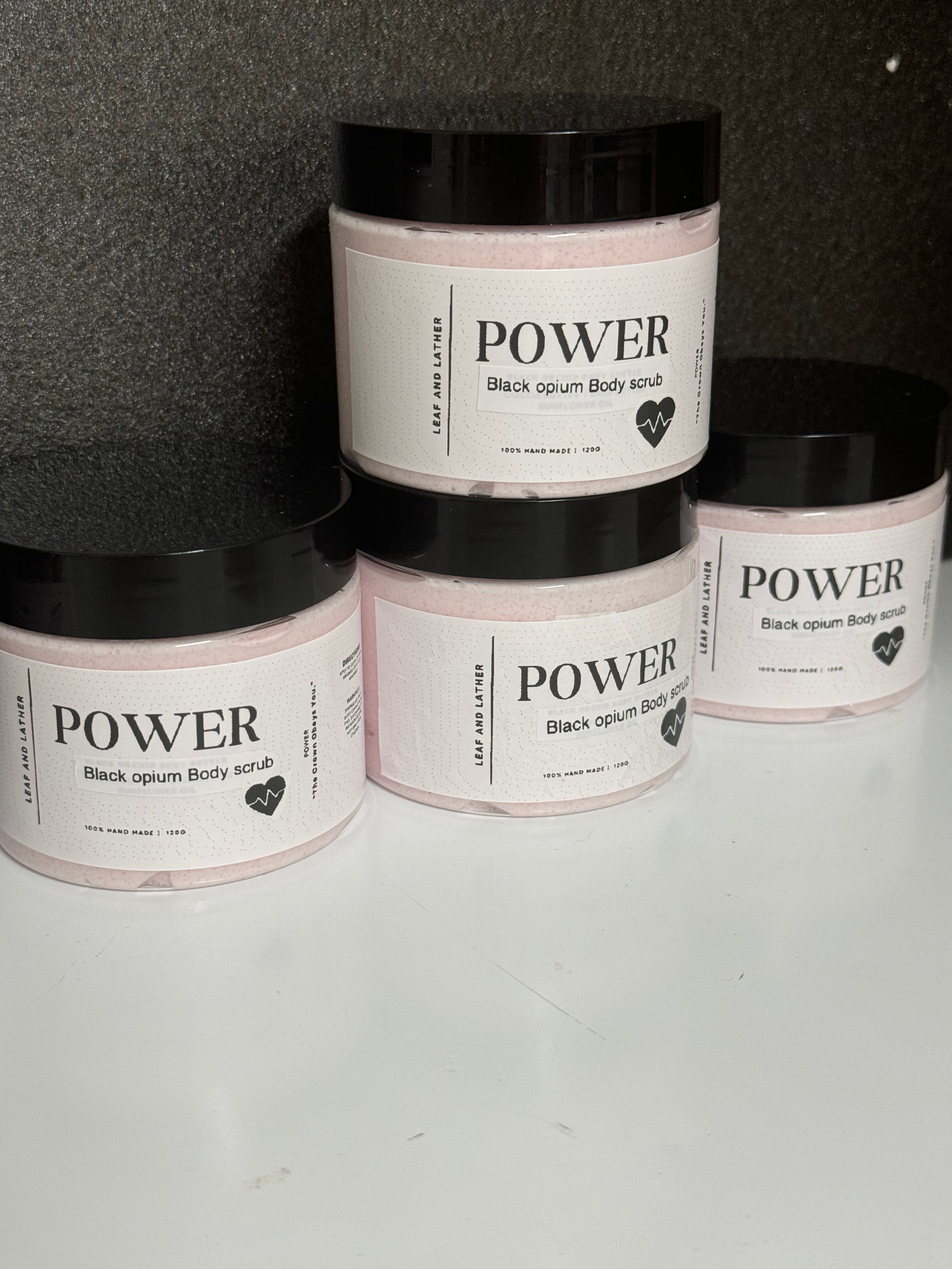 POWER — Black Opium inspired Body Scrub