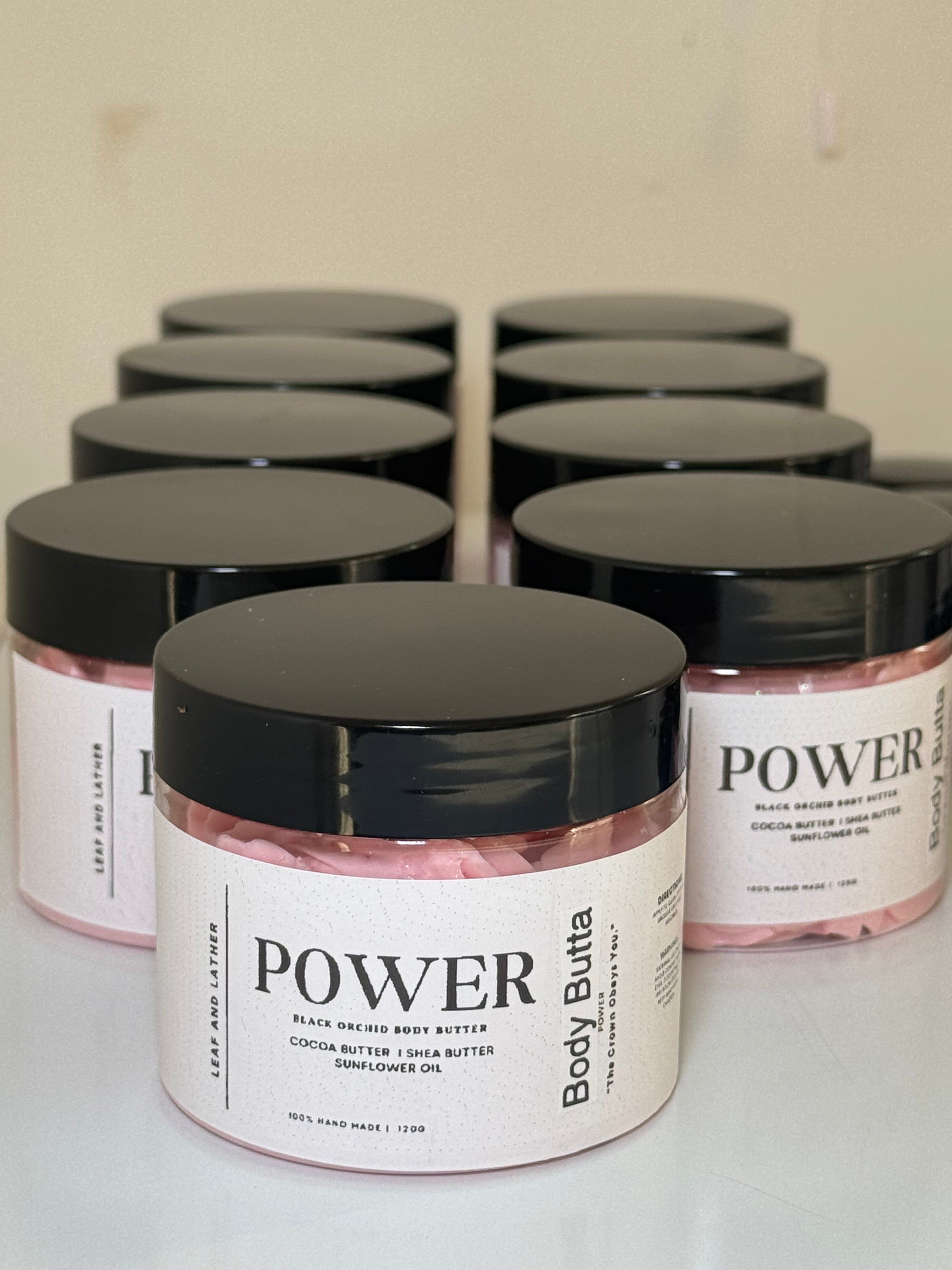 POWER — Obsidian Noir inspired Body Butter