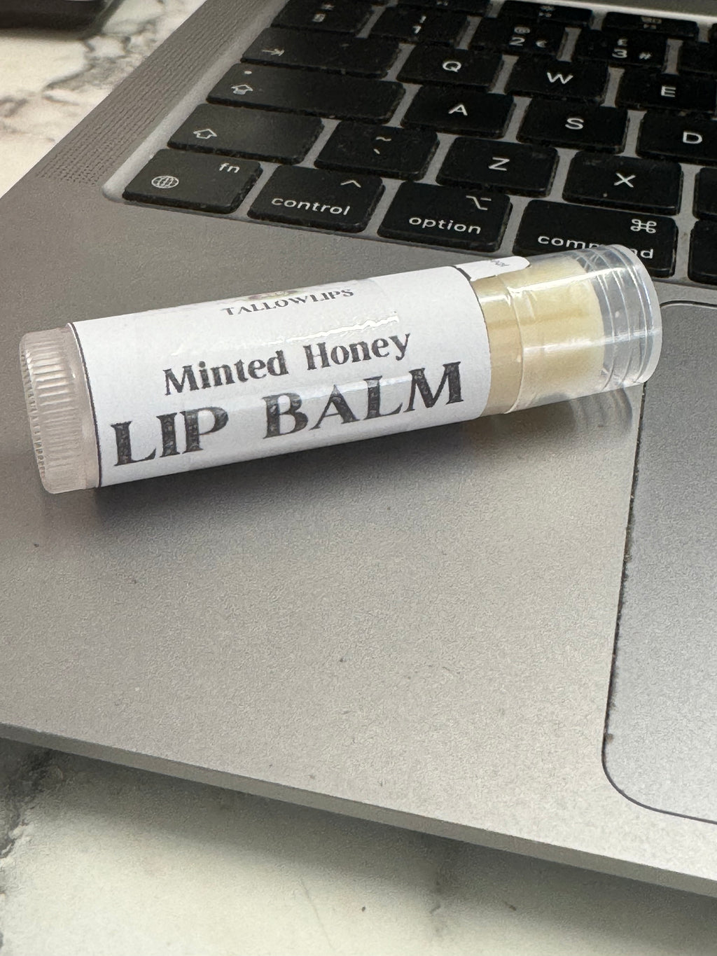 Tallow Lips– Minted Honey Regenerative Lip Balm