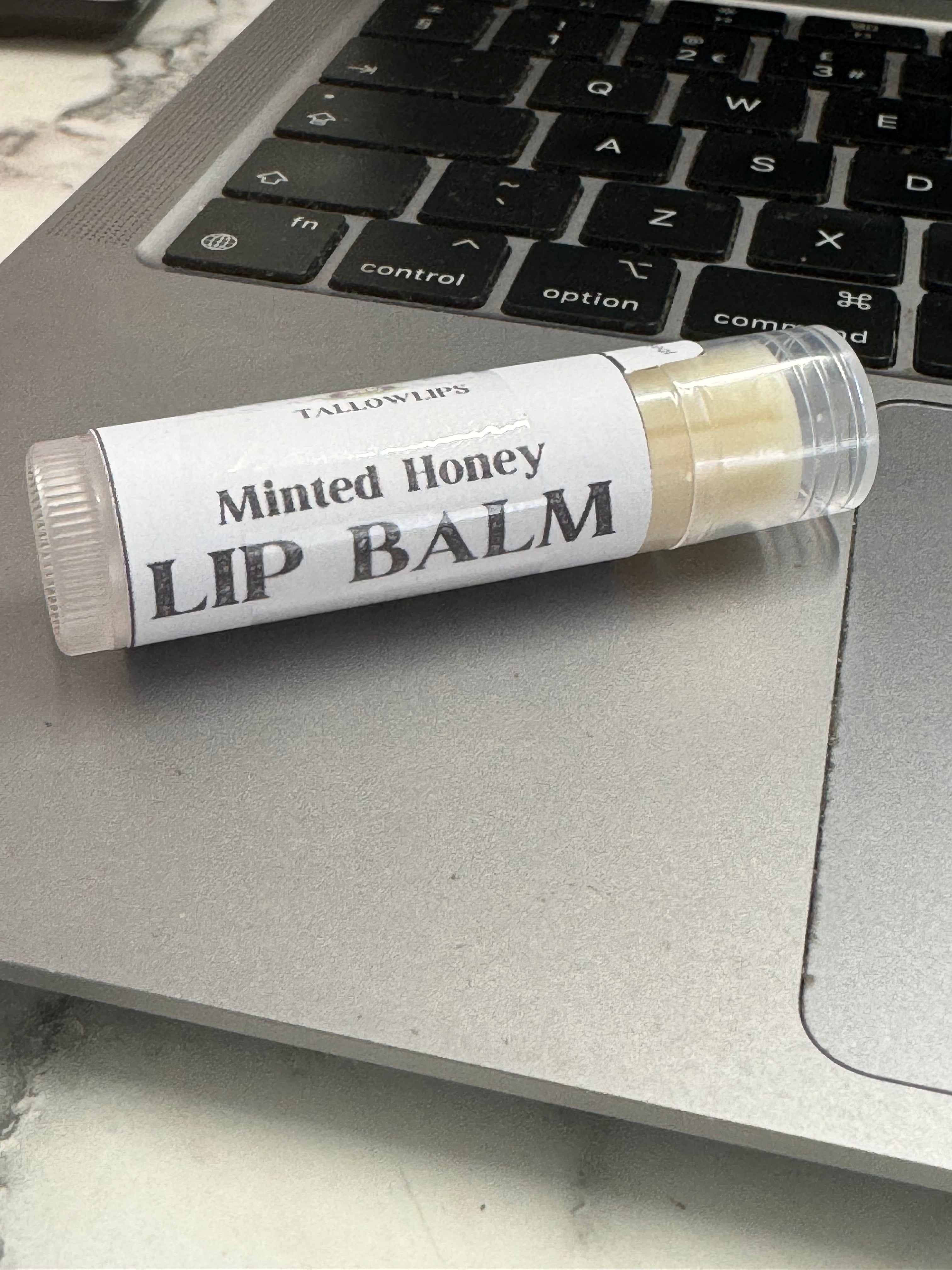 Tallow Lips– Minted Honey Regenerative Lip Balm