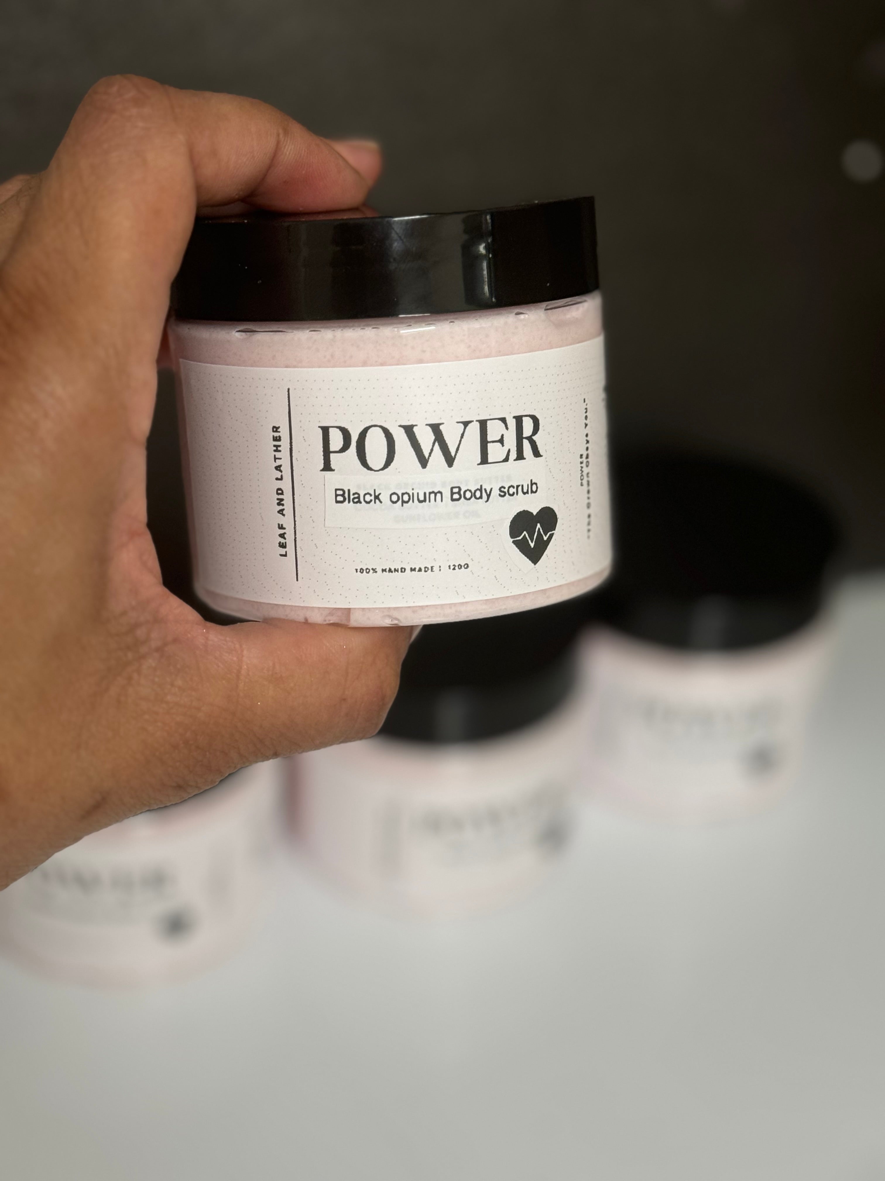 POWER — Black Opium inspired Body Scrub