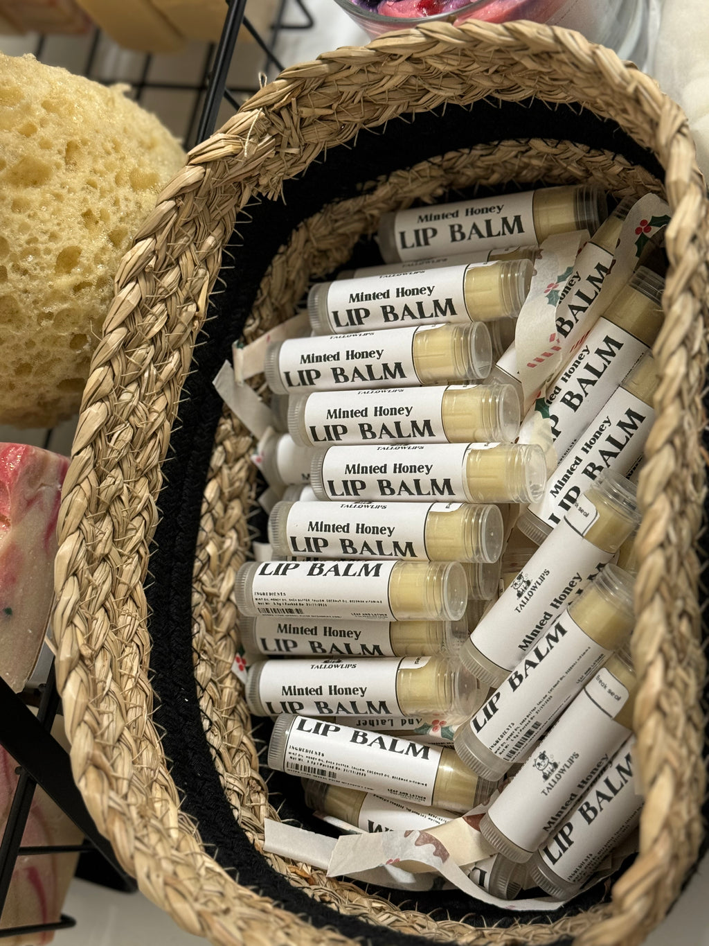 Tallow Lips– Minted Honey Regenerative Lip Balm