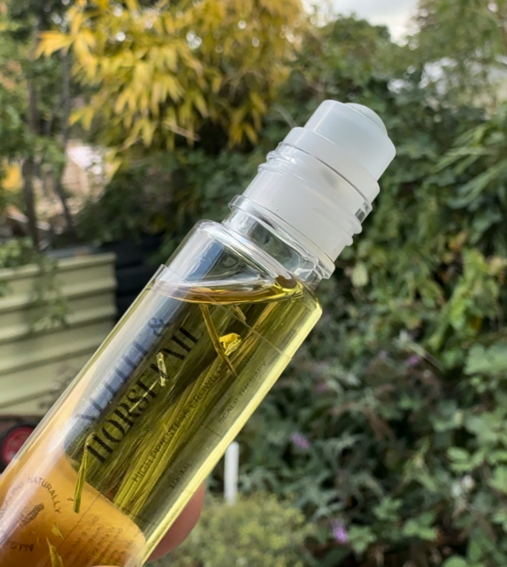 High Priestess Strengthening Crown Hair Oil. Nettle & Horsetail Crown Oil.