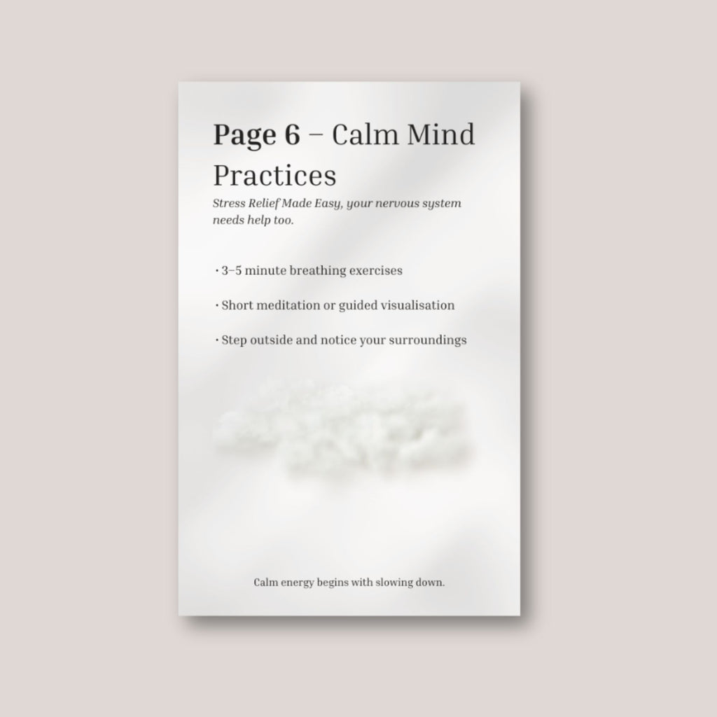 THE POWER OF A PEACEFUL MIND.... 7 DAY GENTLE RESET FOR BUSY MOMS..