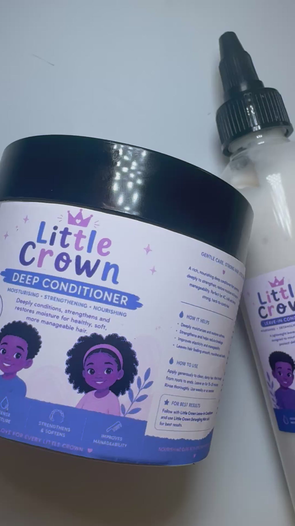 Little Crown Hair Care Bundle the KURLIZES range