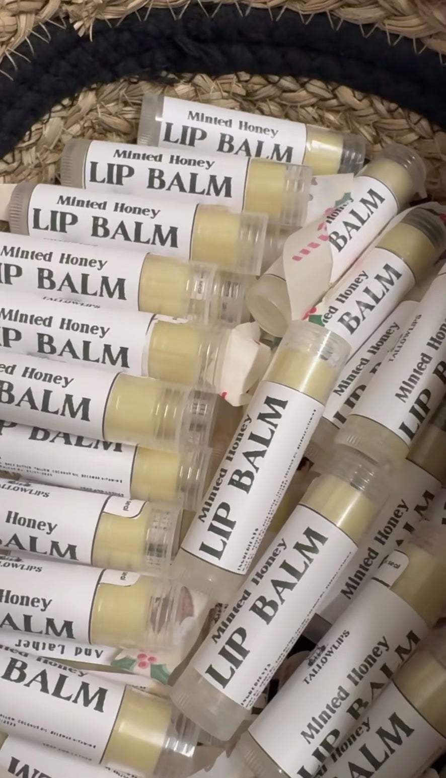 Tallow Lips– Minted Honey Regenerative Lip Balm